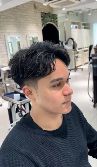 メンズ SALOWIN渋谷caldo店B1所属・岐津公太 メンズ縮毛矯正のプロのヘアスタイル