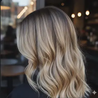 セミロング 小山洋次/阪急茨木/ 透明感カラーショートのヘアスタイル