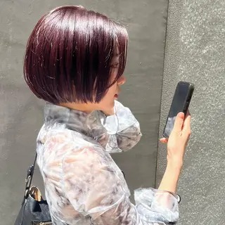 カラー 冨井 ほのかのヘアスタイル