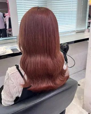 ロング カラー みう/仙台/暖色/ 艶髪/顔周りカット/のヘアスタイル