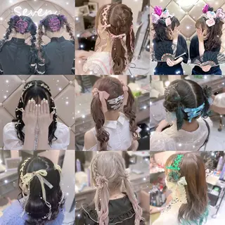 ロング ヘアアレンジ 🎀ふわふわアイドル ヘアメ🎀AYANEのヘアスタイル