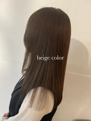 ロング カラー 💛🤍U too e’s 鎌倉🧸のヘアスタイル
