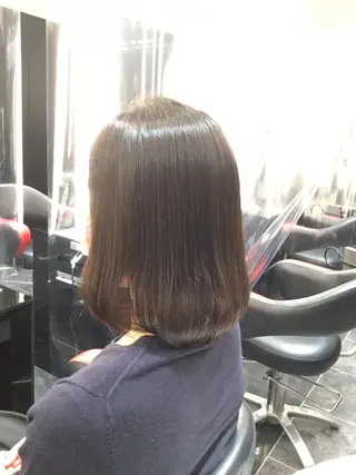 ミディアム Annon プライベートサロンのヘアスタイル