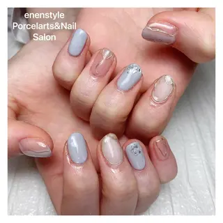 ミディアム ネイル 👑enen style👑のネイルデザイン
