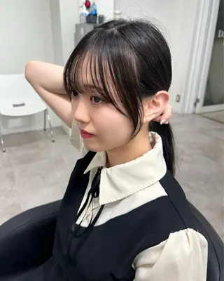 ミディアム 🎀髪質改善×韓国レ イヤー×透明感/米田のヘアスタイル