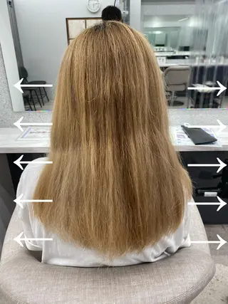 ロング カラー パーマ ヘアアレンジ メンズ キッズ ネイル マツエク・マツパ 京都レイヤーカット/ 縮毛矯正/羽柴りくのヘアスタイル