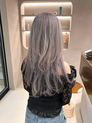 ロング カラー ルシエ吉祥寺所属・【ハイトーン】 harunaのヘアスタイル