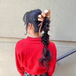 ロング ヘアアレンジ SHANTi 飯塚 ヘアセット/髪質改善のヘアスタイル