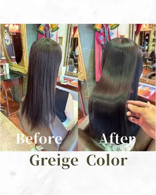 ロング カラー 【レイヤー/韓国風 /髪質改善】RINのヘアスタイル