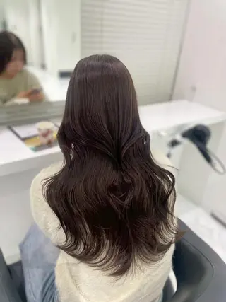 カラー トレンドスタイル🤍 透明感ヘアのヘアスタイル
