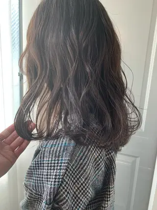 ロング カラー パーマ ヘアアレンジ メンズ 古賀 侑磨のヘアスタイル