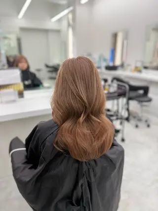 ロング カラー 🥂上品ワンホンヘア 🥂nozomiのヘアスタイル