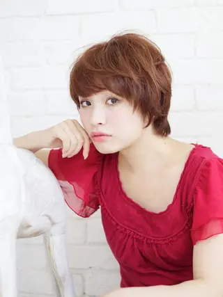 ショート カラー ✨hair make flencia✂️✨のヘアスタイル