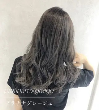 セミロング カラー 代表/七瀬/ギャル/ シールエクステ/渋谷のヘアスタイル