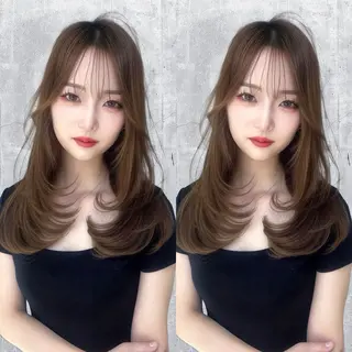 ロング カラー 韓国ヘア/髪質改善 TAKAHIROのヘアスタイル