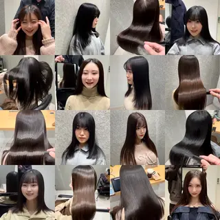 ミディアム 髪質改善ヘアケア 艶髪特化/上田のヘアスタイル