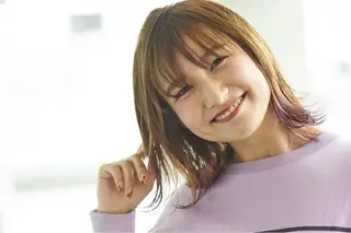 ミディアム カラー 髪質改善/縮毛矯正 ツヤ髪🩷さつきのヘアスタイル