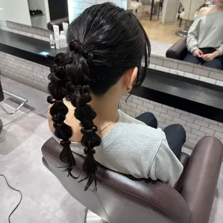 セミロング 🎀ヘアアレンジ 🎀ななみのヘアスタイル