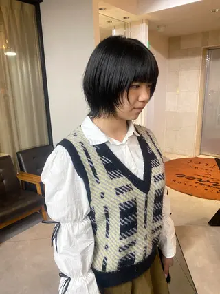 ショート 藤原快斗/レイヤー /ウルフ/ハイトーンのヘアスタイル