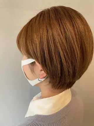 ショート 水口 英里のヘアスタイル