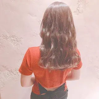セミロング カラー Puamelia 名古屋所属・韓国風ヘア✻透明感 カラー✻yukaのヘアスタイル
