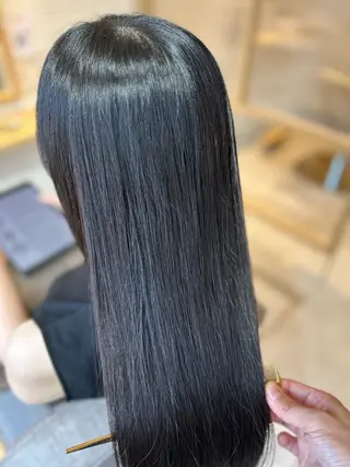 ロング カラー パーマ 髪質改善 sea hair 新丸子 武蔵小杉【セア】所属・髪質改善sea 安田恵美のヘアスタイル