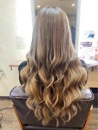 ロング ヘアアレンジ MagicMush ✴︎シールエクステのヘアスタイル