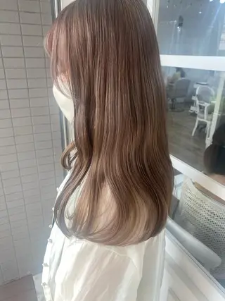 ロング カラー 韓国×髪質改善カラー 💎hinaのヘアスタイル