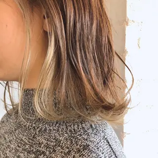 ミディアム カラー gotodayシェアサロン名古屋店所属・フリーランス美容師 mikaのヘアスタイル