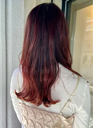 ロング カラー 古川 祥久のヘアスタイル