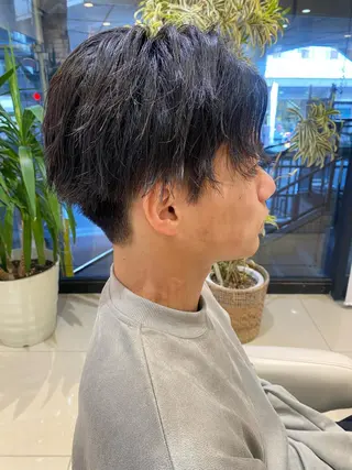 ショート メンズ 🩵波巻き／ツイスパ HARU💎のヘアスタイル