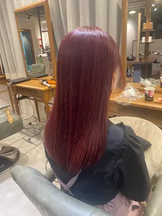 セミロング 中川 花織のヘアスタイル