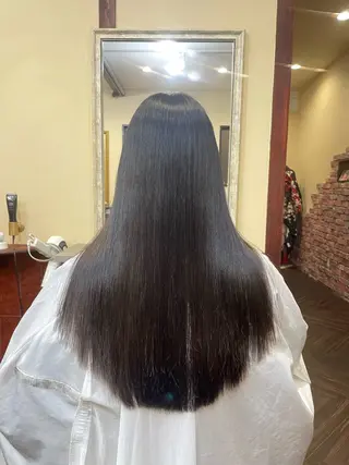 ロング 野地 渚のヘアスタイル