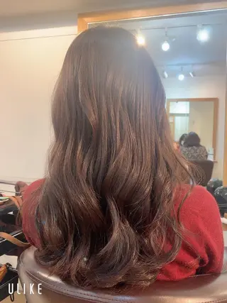 ロング カラー エンドウ　ミノリ🤎 /半個室/レイヤーのヘアスタイル