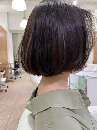 ミディアム 天神 大名 ショート ボブ 宇土あやかのヘアスタイル