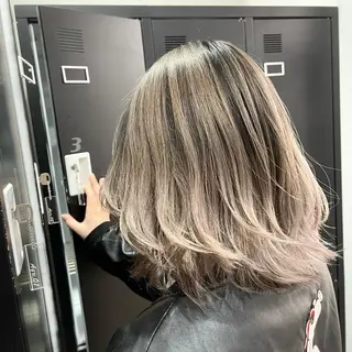 ミディアム カラー ヘアアレンジ アンドウ ユウ/ レイヤーカット/韓国のヘアスタイル