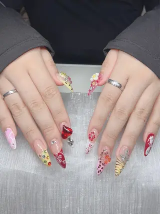 ネイル Lee Nails チップ長さだし専門店のネイルデザイン