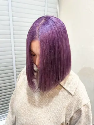 カラー 【暖色ハイトーン】 HARUNA🌼のヘアスタイル