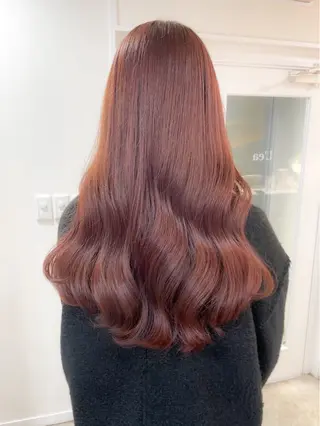 ロング カラー ブリーチ無し透明感 カラー🎀rencaのヘアスタイル