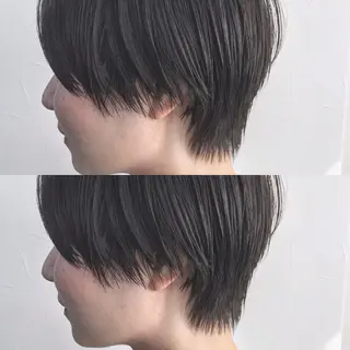 ショート ショートヘア、ボブ こやさん　コヤマのヘアスタイル