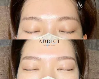 アイブロウ ADDICT アディクトのマツエク・マツパデザイン