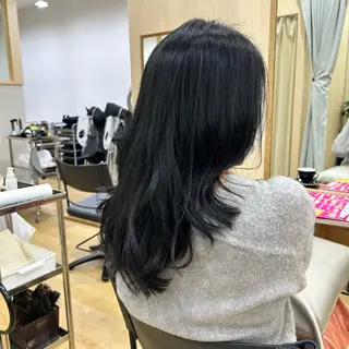 ロング パーマ 小鹿 珠希のヘアスタイル