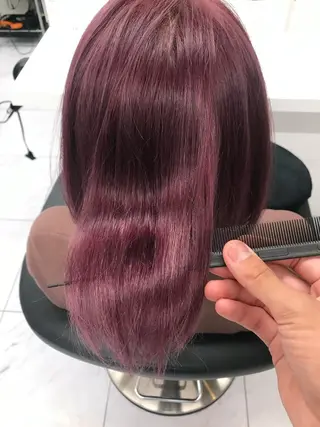 ショート カラー ブリーチ縮毛矯正 /髪質改善/KEIのヘアスタイル