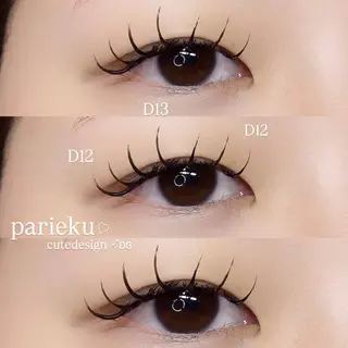 マツエク・マツパ Mell Yuuna ♡パリエク /束感のマツエク・マツパデザイン