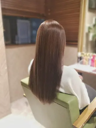 カラー セミロング ヘアアレンジ 艶髪×美髪✨ newi八王子のヘアスタイル