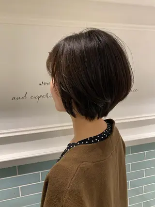 ショート 髪質改善レイヤー/ ボブたんの翔太のヘアスタイル