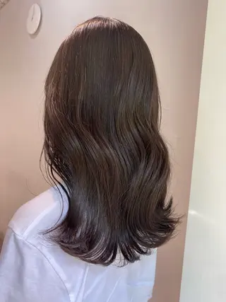 セミロング GO TODAY SHAiRE SALON 原宿Stella店所属・𓍯柔らかhair 𓍯 yukinoのヘアスタイル