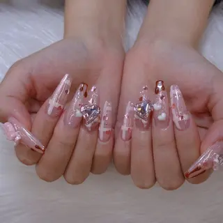 ネイル ANH ゴテゴテネイルのネイルデザイン