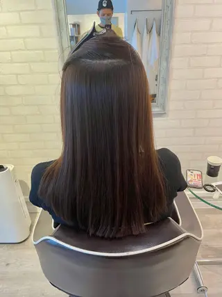 ロング パーマ 清水 彬允のヘアスタイル