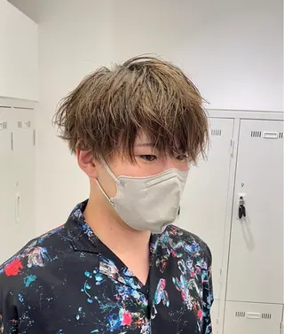 カラー パーマ メンズ 【メンズ特化】 池田大成✂︎のヘアスタイル
